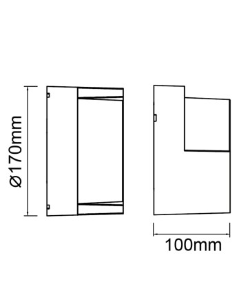 CREEK * APLIQUE EXTERIOR BLANCO LED IP65 - 15W - CCT